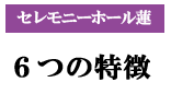 セレモニーホール蓮の特徴